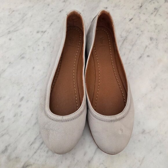 Frye Carrie Pale Blue Ballet Flat - Picture 6 of 9